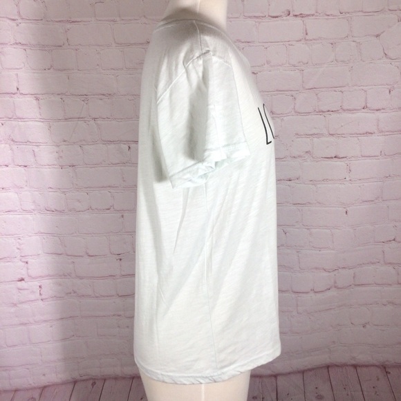 Rae Dunn Love Your Planet Short Sleeve Top - Size Medium - Picture 3 of 6